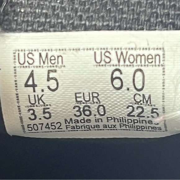 Vans Slide Ons Shoes - Sparkly Checker Purple, White, Black - Women’s Size 6 - Picture 12 of 13